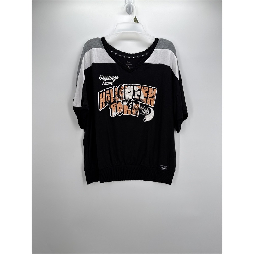 Disney Nightmare Before Christmas Halloween Town Shirt Women's Size M (8-10)